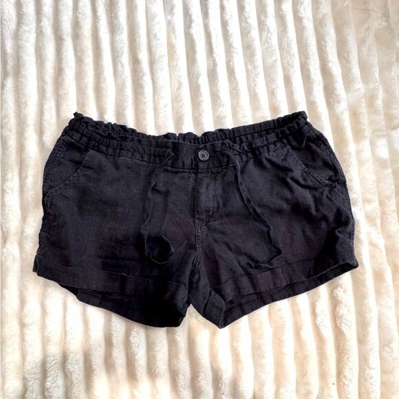 Old Navy Womens Shorts Linen Rayon Blend Size 4 - Picture 1 of 4